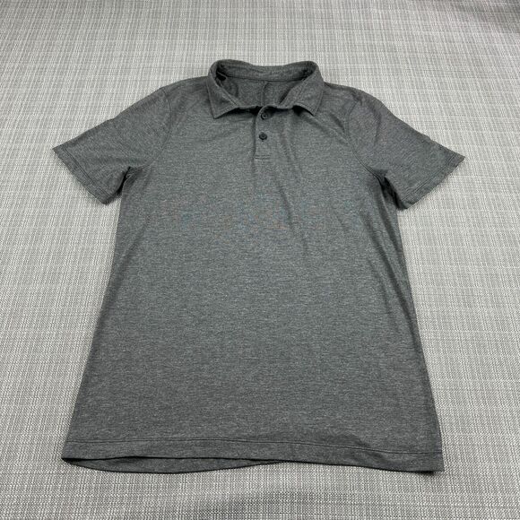Lululemon Evolution‎ Polo Shirt Mens XS Grey Pullover Golf Casual Comfort - Picture 1 of 7